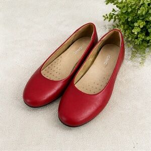 Vionic Insole Comfort Ballet Flats Red Dream Pairs Women’s Size 8.5